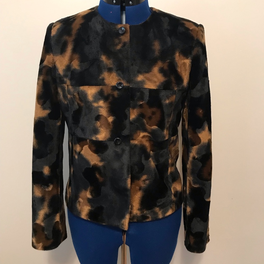 Harve Bernard Leopard Blazer